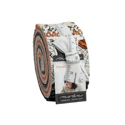 Ghostly Greetings By Deb Strain Jelly Roll 100% Cotton Fabric By Moda 56040JR • $32.99