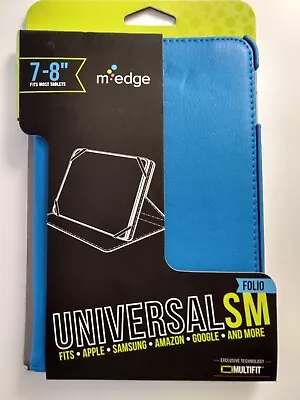 M Edge Stealth 7-8'' Universal SM Tablet Case Folio Multifit | Blue 💎NEW💎 • $9.99