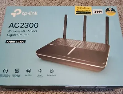 TP-Link AC2300 1625Mbps 4 Ports Wireless MU-MIMO Gigabit Router • £65