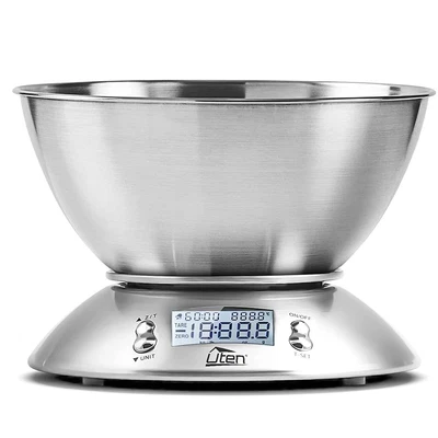 Electronic Kitchen Scales  Kitchen Digital Scale With Detachable Stainless Stee • £22.26