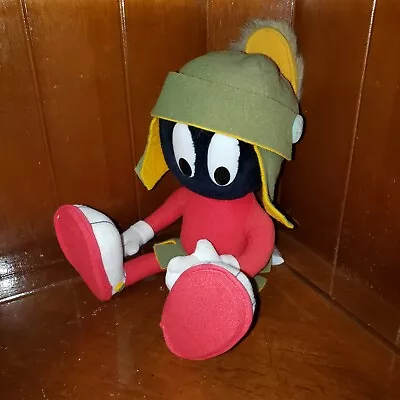 Marvin The Martian 1991 12  Plush Warner Bros 24K Co With Bendable Legs  • $8