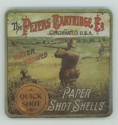 $2.99 • Buy Peters Paper Shot Shell COASTER  -  Ammo Box Design - Hunting