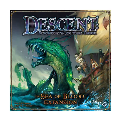 FFG Descent 1st Ed Sea Of Blood Expansion Box VG+ • $38