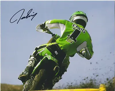 JEFF EMIG Signed 8 X 10 Photo MOTOCROSS Racing AMA Legend VINTAGE Free Shipping • $67.99