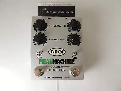 T-Rex Engineering Mean Machine Dual Distortion Effects Pedal Free USA Shipping • $89.99