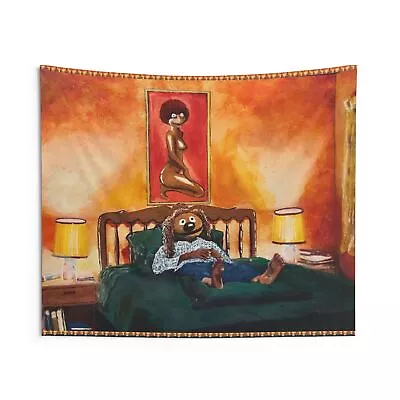 The Shining Muppets Rowlf Hallorann & Sexy Kermie W/Afro Indoor Wall Tapestries • $36.26
