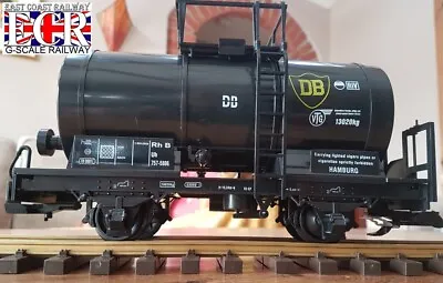 Brand New G Scale Gauge Black Oil Tanker  Cargo Tank Garden Rolling Stock Train • £21.95