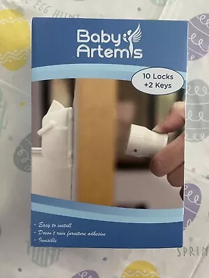 BABY Artemis Child Safety Proof Magnetic Cupboard 10 Locks And 2 Keys | NEW/BOX • £10