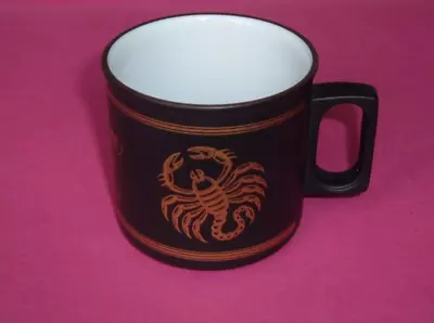 Hornsea   Zodiac  Mug  For  Scorpio    Rare   (2188) • £12.99