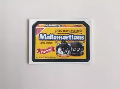 Mallomartians 2006 Topps Wacky Packages Parody Card Mallowmars #11 Martian Nm • $3.19