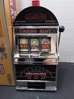 Casino Slot Machine Bank Open Box • $12.99