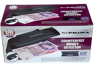 £11.99 • Buy Electric Detector Uv Counterfeit Fake Bank Note Money Forgery Notes Forge Gift