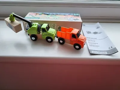 £2.50 • Buy Toy Work Vehicles Play Time Junior Crane Truck With Swivel Arm & Lorry With Pack