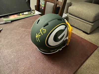 Packers MVP AARON RODGERS Signed Mini Helmet AUTO - Fanatics • $550