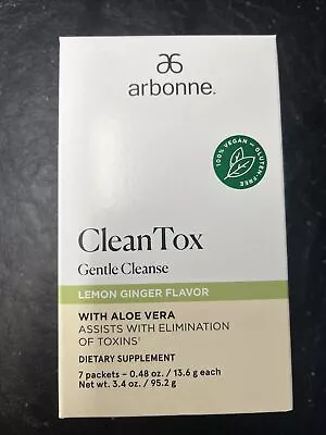 NIB Arbonne CleanTox Detox 7-Day Cleanse Gentle Cleanse Lemon Ginger Aloe Vera • $25