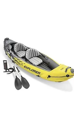 Intex Explorer K2 Inflatable Kayak - 2 Person. Missing Seats & Fin. Rest Include • $40