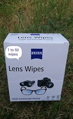 £0.99 • Buy Zeiss Lens Cleaning Wipes For Glasses Phone And Camera (5 - 40 Wipes)