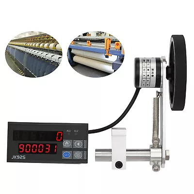 Digital Lenght Meter Counter Rotary Single Wheels Roll Electronic Length Measure • $121