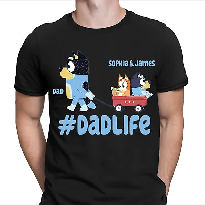 £9.99 • Buy Dad Life Happy Father Day Personalised Fathers Day T Shirt Birthday Top #FD