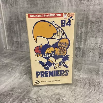 1994 Premiers West Coast Eagles AFL VHS Movie Video Cassette Tape • $19.90