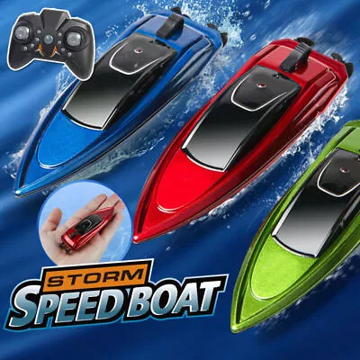 2.4G RC Boat Remote Control High Speed Racing Speed Boat Toy RC Boat Hobby YA • $18.36