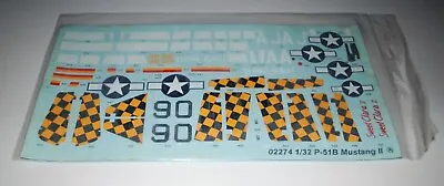 Trumpeter P-51b Mustang Ii 02274 ⭐parts⭐ Decals + Placement Guide 1/32 • $31.37