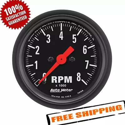 Auto Meter 2698 Z-Series Electrical Tachometer Gauge 2-1/16  8000 RPM • $211.86