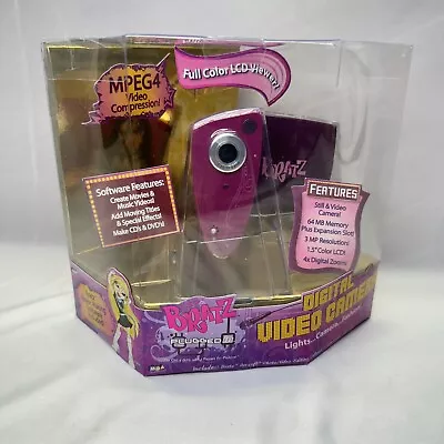 Bratz Purple Digital Video Camera Vintage NOS RARE New In Box • $80