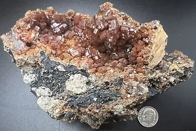 LARGE Vanadinite Crystals On Matrix - Rocks Minerals - USA SELLER Free Shipping • $29.81