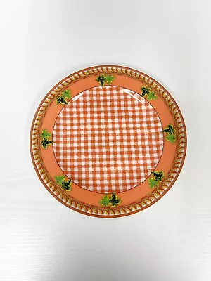 Rosenthal Casual Versace Jeans Home Ivy Leaves Passion Red Salad Dessert Plate • $49.99