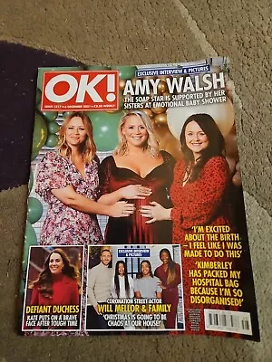 Ok Magazine Amy Walsh December 2021 • £3.50