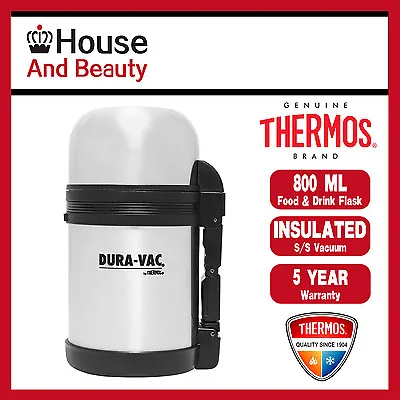 $33.99 • Buy New THERMOS THERMOCafe Stainless Steel Vacuum Insulated Food & Drink Flask 800ml