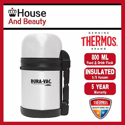 New THERMOS THERMOCafe Stainless Steel Vacuum Insulated Food & Drink Flask 800ml • $33.99