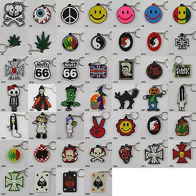 £1.99 • Buy Rubber Keyring Key Chain Keyfob New House Home Car Motorbike Gift Idea UK SELLER