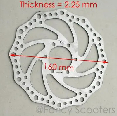 Brake Disc Rotor  For Pocket Bike Chopper Scooters X-8X-15X-19 POCKET BIKES • $12.74