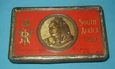 Original 1900 Queen Victoria Boer War Chocolate Tin - Gift To South Africa • $79.95