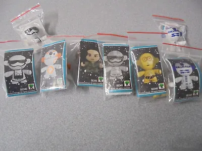 Kinder Surprise Star Wars Twistheads 8 Figures Inc C-3PO Stormtrooper BB-8 Rey • $25