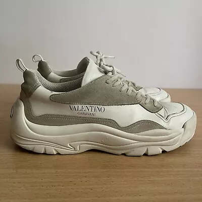 Valentino Garavani Mens Casual Leather Sneakers Size 43 • $240