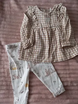 £2.50 • Buy Baby Girls  Winnie The Pooh  Outfit In Size 0-3 Months. 