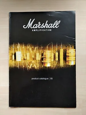 Vintage Marshall Amps Amplifier Catalogue 2005 Very Rare  • £15