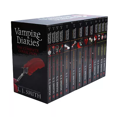 Vampire Diaries The Complete Collection 13 Books Box Set - Ages 12+ - Paperback • £42.99