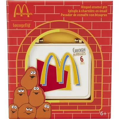 McDonald's 6 Piece Chicken McNuggets Happy Meal 3-Inch Collector Box Pin By Loun • $21.84