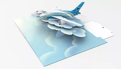 3D Pop Up Airplane Card For All Occasions Handmade Card Card For Him/Her • £5.99