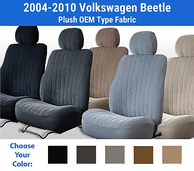 Plush Velour Seat Covers For 2004-2010 Volkswagen Beetle • $190