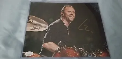 Lars Ulrich Metallica JSA Signed Autograph Color Photo 8 X 10 JSA HH09964 • $199.99