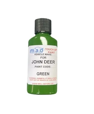 30ml Touch Up Paint Bottle For John Deere Green Mower Ride On For X Series X300 • £6.39