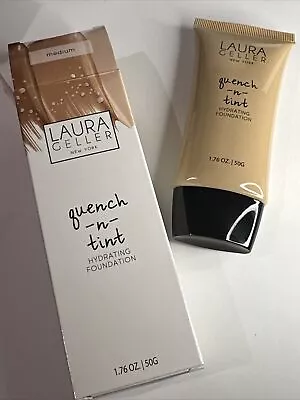 Laura Geller Quench-n-Tint Hydrating Foundation Medium 50ml - New & Boxed. • £13.75