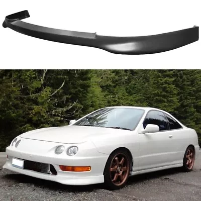 For Jdm 98-01 Integra Dc2 2 4 Door Type R Pu Black Front Bumper Lip Spoiler • $58.88