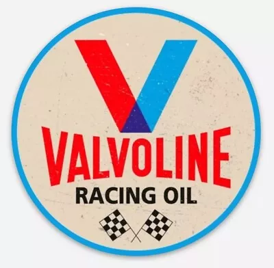 Vintage Retro Style Valvoline Racing Oil Logo Vinyl Decal Sticker • $2.99