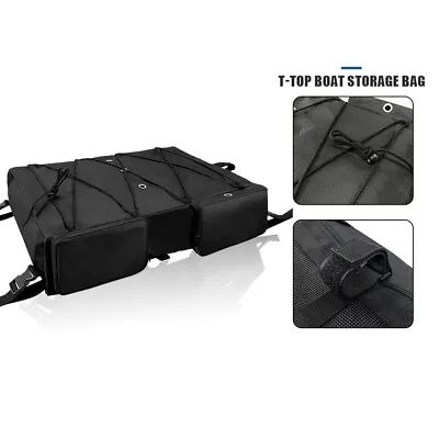 T-Top Storage Bag For Most T-Top Boats Type II Life Jackets W/ A Boat Trash Bag • $41.75